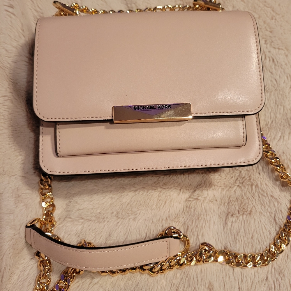 Michael Kors Jade Extra Small Crossbody - light dusty pink